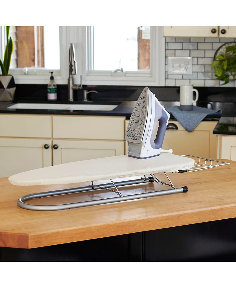 Household Essentials Tabletop Ironing Board with Iron Rest