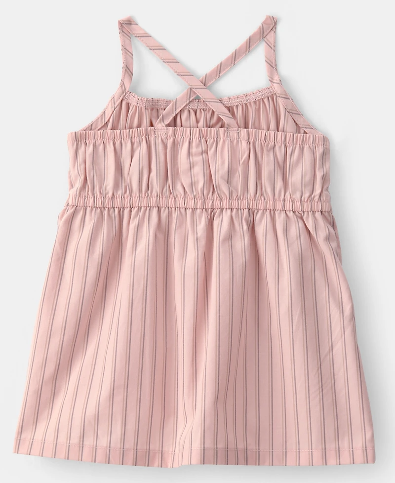 Carter's Baby Girls' Striped Sleeveless Dress