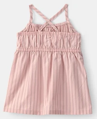 Carter's Baby Girls' Striped Sleeveless Dress