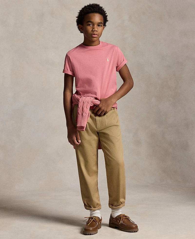 Polo Ralph Lauren Boys 8-20 Cotton Jersey Crewneck Tee