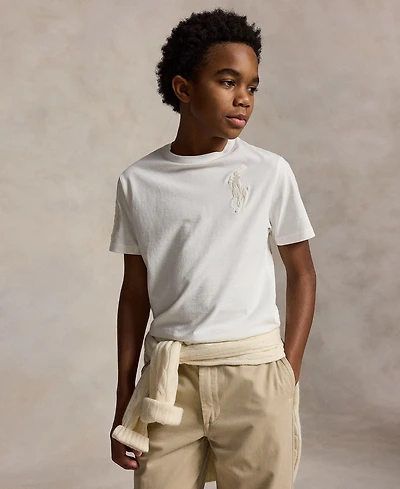 Polo Ralph Lauren Boys' 8-20 Big Pony Details T-Shirt