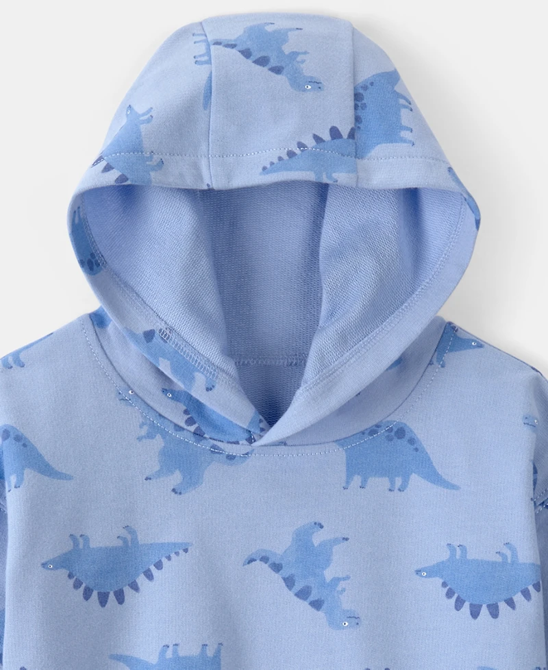 Carter's Boys' Toddler 2T-5T Dinosaur Print French Terry Hoodie