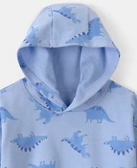 Carter's Boys' Toddler 2T-5T Dinosaur Print French Terry Hoodie