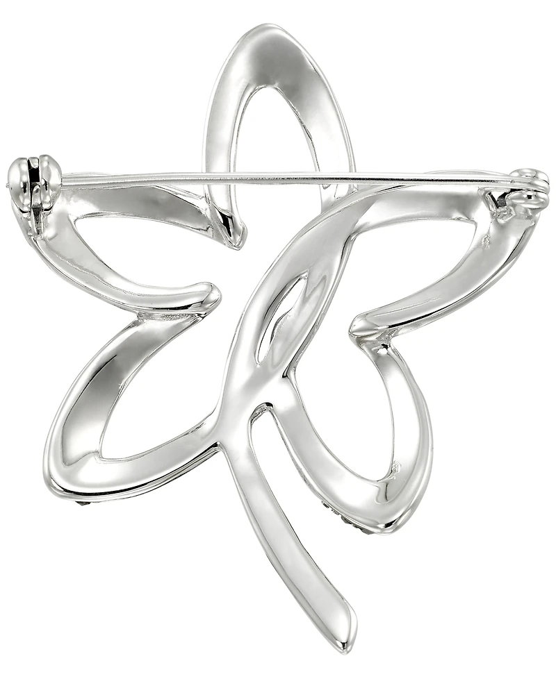 Macy's Marcasite (0.34 ct. t.w.) Brooch in Sterling Silver