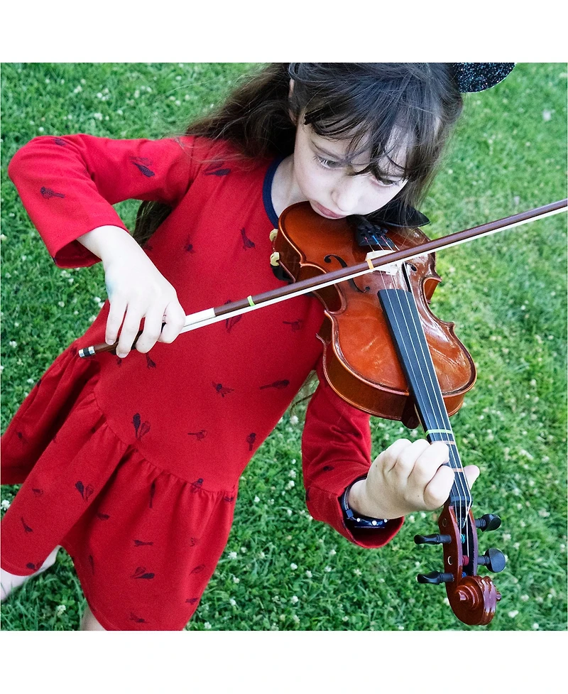 Mightly Girls Fair Trade Organic Cotton Long Sleeve Drop Waist Dress