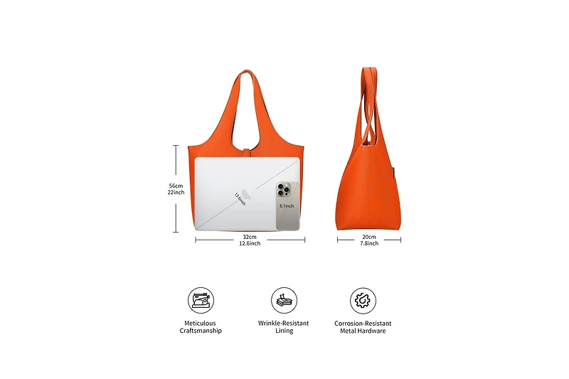 Victoria Hyde London Business Handbag & 13.6" Laptop bag Victoria Hyde Strive Collection Orange