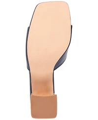 Gc Shoes Women's Soho Square Toe Block Heel Dress Sandals