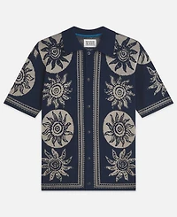 Scotch & Soda Men's Jacquard Short-Sleeve Shirt