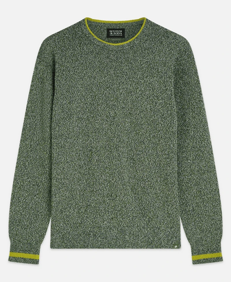 Scotch & Soda Men's Melange Regular-Fit Pull-On Sweater