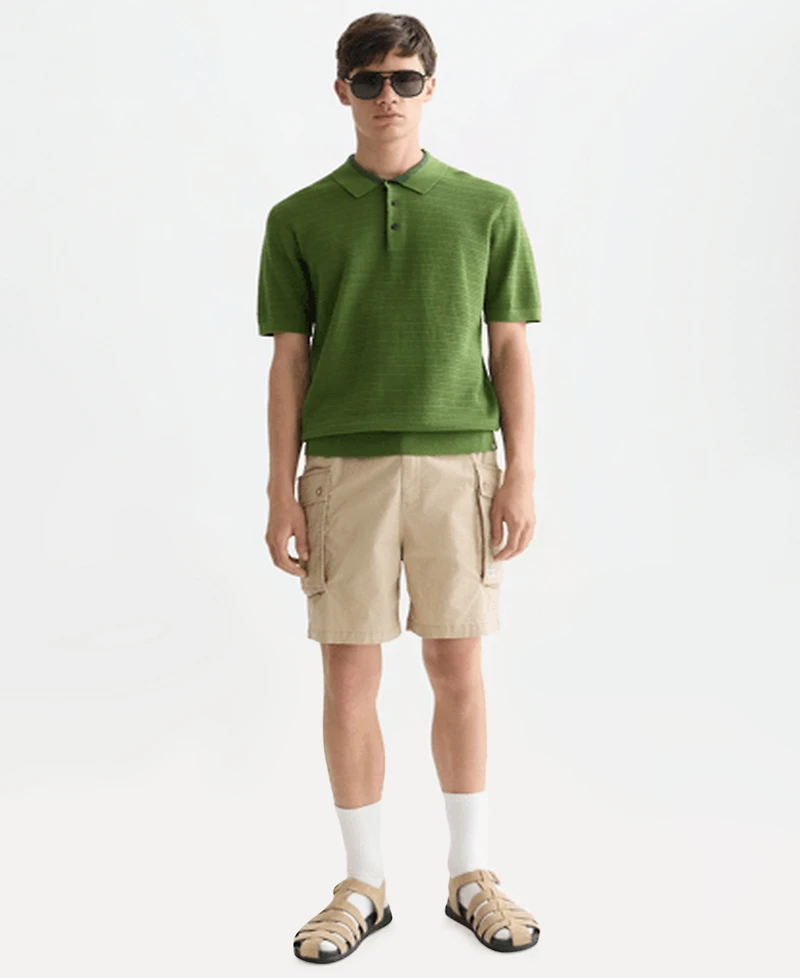 Scotch & Soda Men's Knitted Regular-Fit Polo T-Shirt