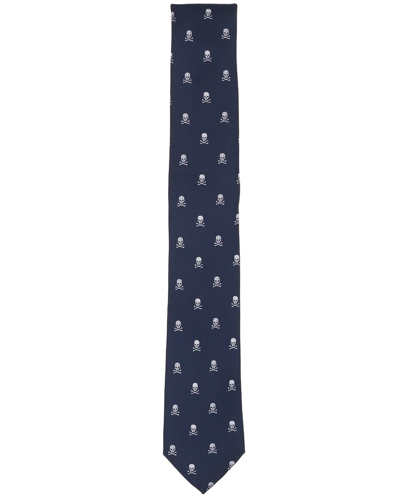 Bar Iii Men's Cross-Bone Solid Skinny Tie, Macy's Exclusive