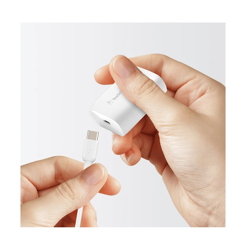 Belkin BoostCharge Usb-c Wall Charger 20W and Usb-c to Lighting Cable 1m / 3.3ft