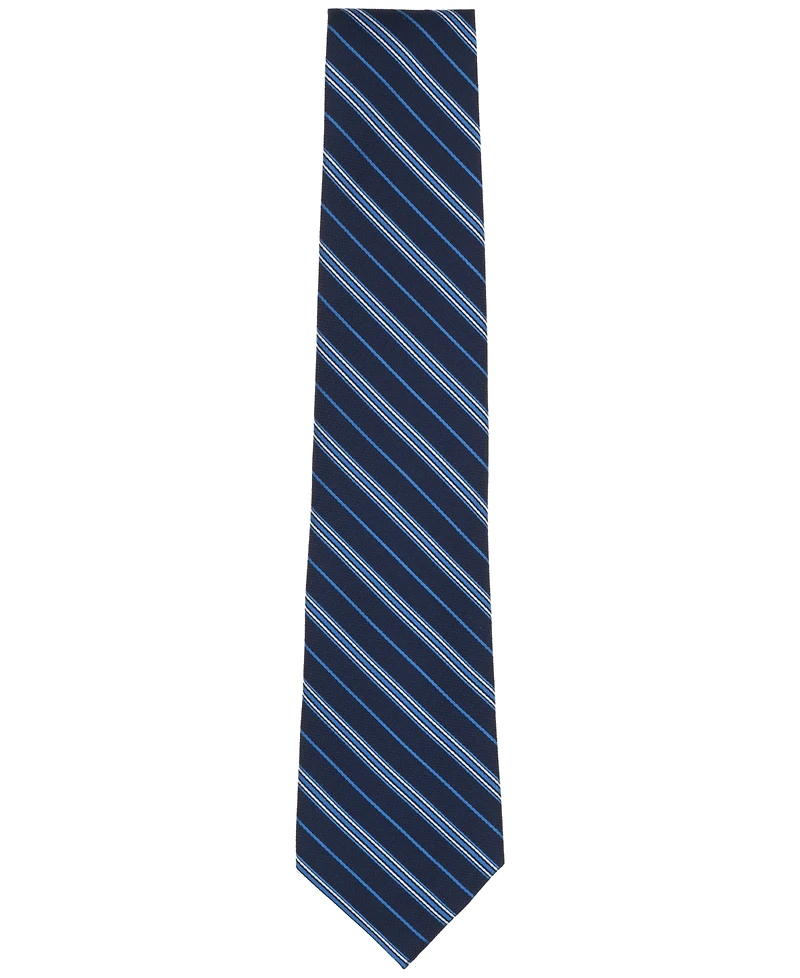 B by Brooks Brothers Men's Classic Stripe Pattern Tie