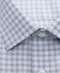 Calvin Klein Men's Refined Cotton Stretch Spread Collar Dress Shirt