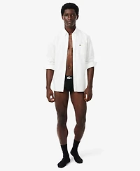 Lacoste Men's Regular-Fit Briefs, 3-Pack