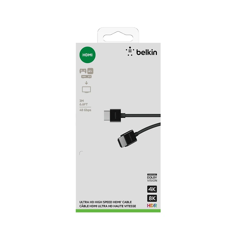 Belkin 8K Ultra High Speed Hdmi 2.1 Cable