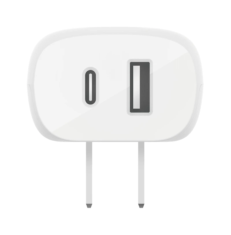 Belkin BoostCharge Dual Port Usb-a and Usb-c Pd 37W Wall Charger with Pps