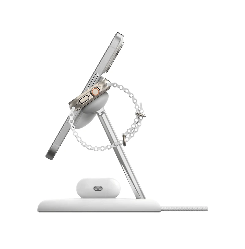 Belkin BoostCharge Pro 3-in-1 Magnetic Wireless Charging Stand with Qi2 15W