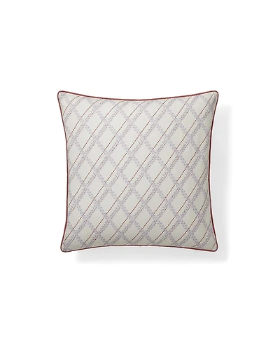 Lauren Ralph Lauren Madeline Contrast-Piped Decorative Pillow, 18" x 18"