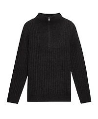 Lyle & Scott Men's Ribbed Half Zip Sweater