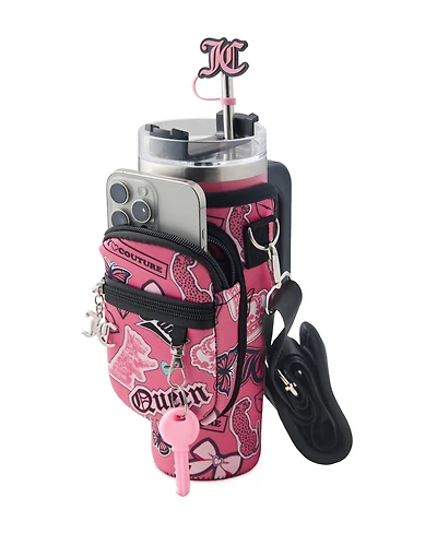 Juicy Couture Jetsetter 30 oz. Stainless Steel Travel Tumbler