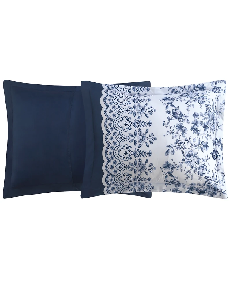 Enchante Accessories 8-Pc. Reversible Printed Microfiber Comforter Sets