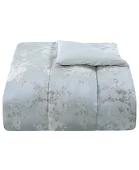 Enchante Accessories 14-Pc. Reversible Jacquard Microfiber Comforter Set, Queen, Created for Macy's