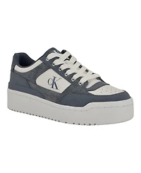 Calvin Klein Women's Alondra Casual Lace-Up Sneakers