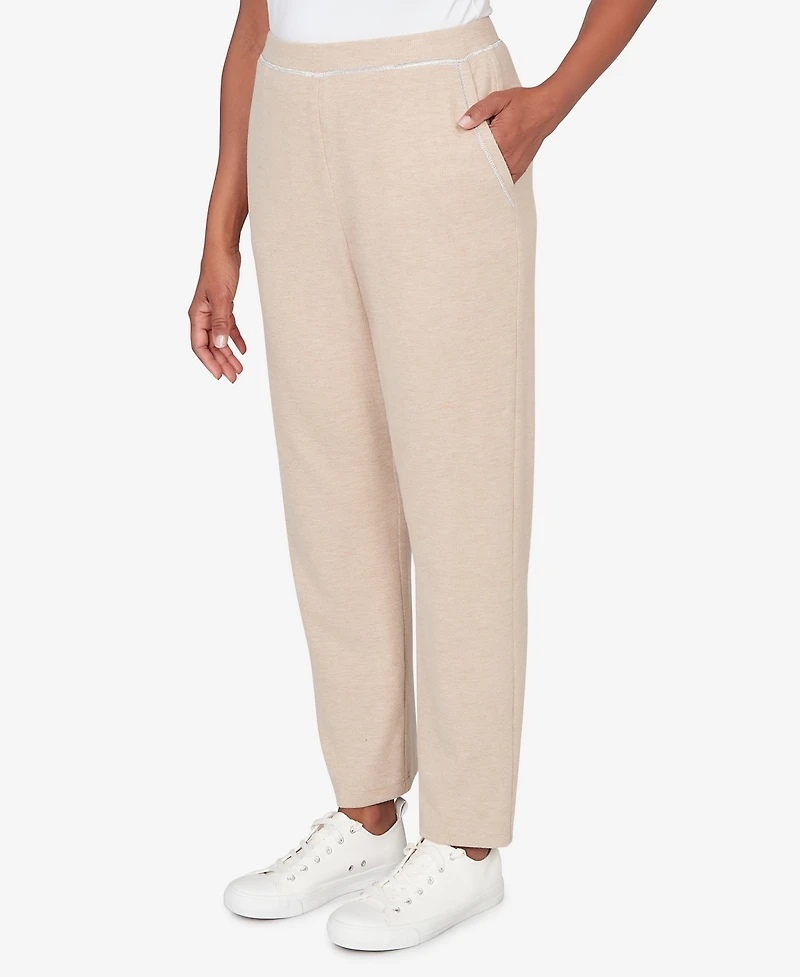 Alfred Dunner Petite Straight Leg Pull-On Pants