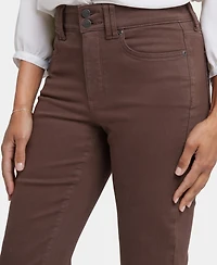 Nydj Women's Marilyn Straight Wide Waistband Jeans