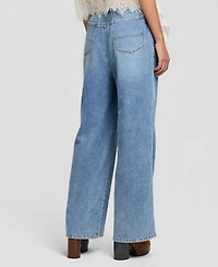 And Now This Women's Tie-Waist Drapey Jeans, Macy's Exclusive