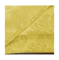Olivia Gray Dixon Embossed Damask Pattern Blackout Grommet Panel - 52x90", Yellow