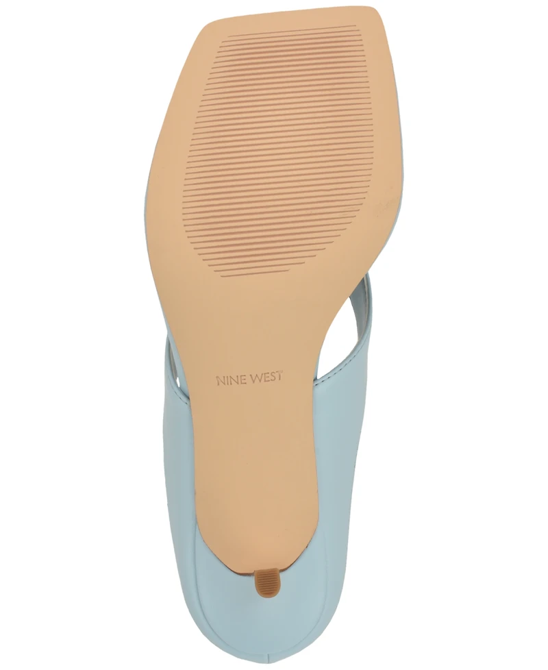 Nine West Women's Olanna Slip-on Kitten Heel Sandals