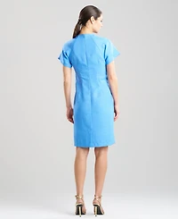 Natori Women's Basket Weave V-Neck Midi Dress