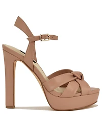 Nine West Women's Windee Knotted Platform Stiletto Sandals