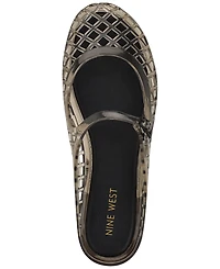 Nine West Women's Yunny Jelly Mary Jane Mule Flats