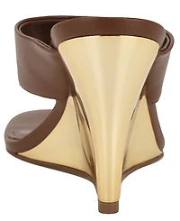 Nine West Women's Presa Slip-On Wedge Sandals