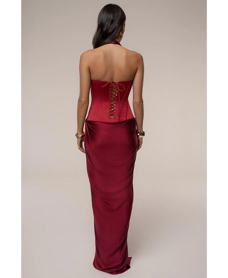 Jluxlabel Women's Drape And Destiny Maxi Dress