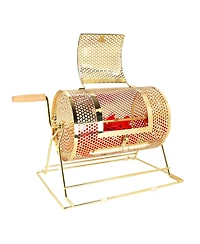Gse Games & Sports Expert Raffle Drum,X-Large Brass Raffle Ticket Spinning Cage, Holds 15,000 Tickets or 500 Ping Pong Balls