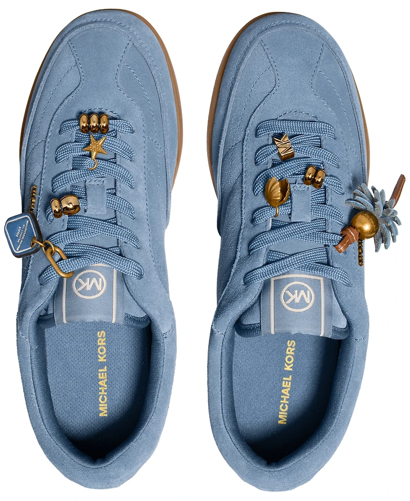 Michael Kors Women's Almond Toe Nolan Lace Ups Sneakers