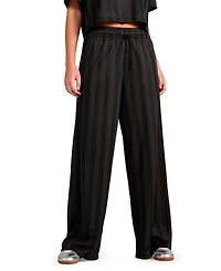 Puma Women's Wide-Leg Relaxed Fit Jersey Pants
