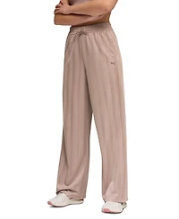 Puma Women's Wide-Leg Relaxed Fit Jersey Pants