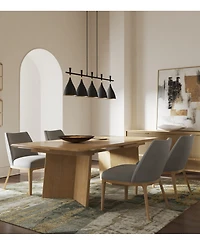 Loft -Pc. Wood Rectangle Dining Set (Table
