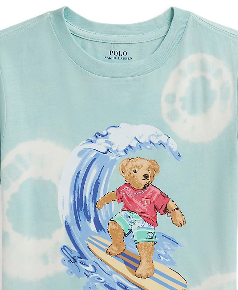 Polo Ralph Lauren Boys' 2-7 Tie-Dye Bear Cotton T-Shirt