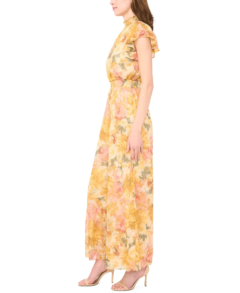 Msk Women's Mock Neck Waist Dress