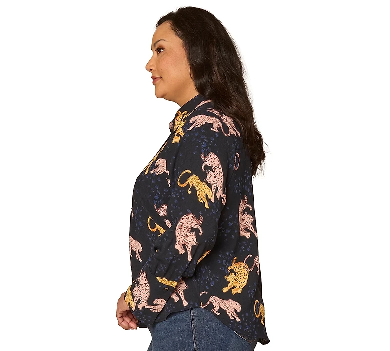 Democracy Plus Long-Sleeve French Cuff Shirt