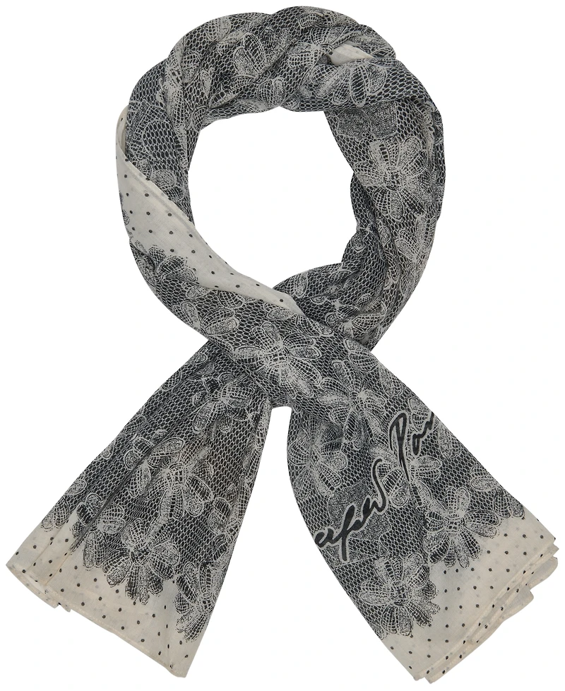 Karl Lagerfeld Paris Lace Daisy Square Scarf