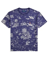 Polo Ralph Lauren Men's Classic-Fit Striped Cotton Jersey T-Shirt