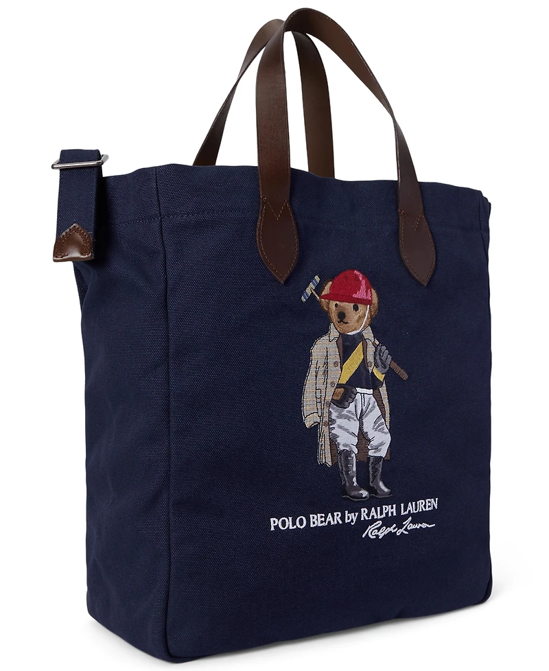 Polo Ralph Lauren Men's Bear Canvas Shopper Tote Bag