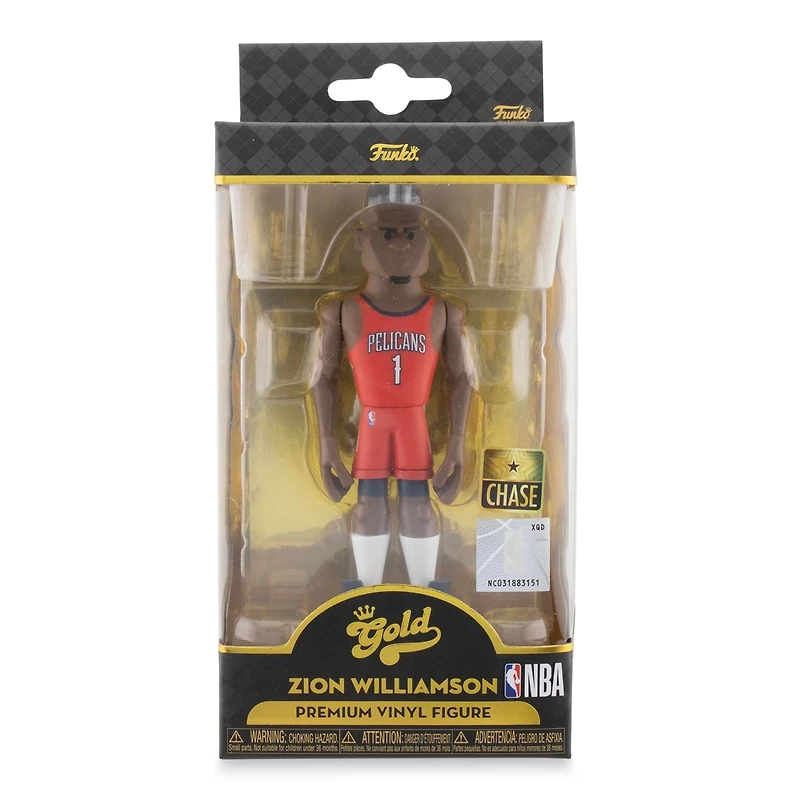 Funko New Orleans Pelicans Nba Funko Gold 5 Inch Vinyl Figure | Zion Williamson Chase
